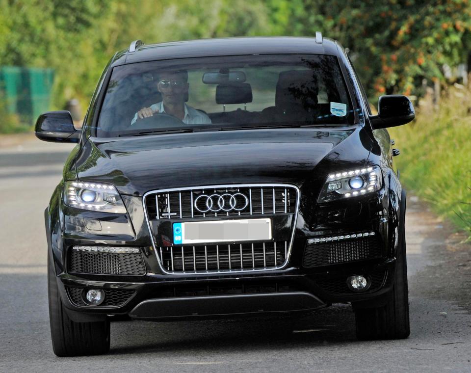  Giggs pictured arriving for training at Carrington back in July 2011