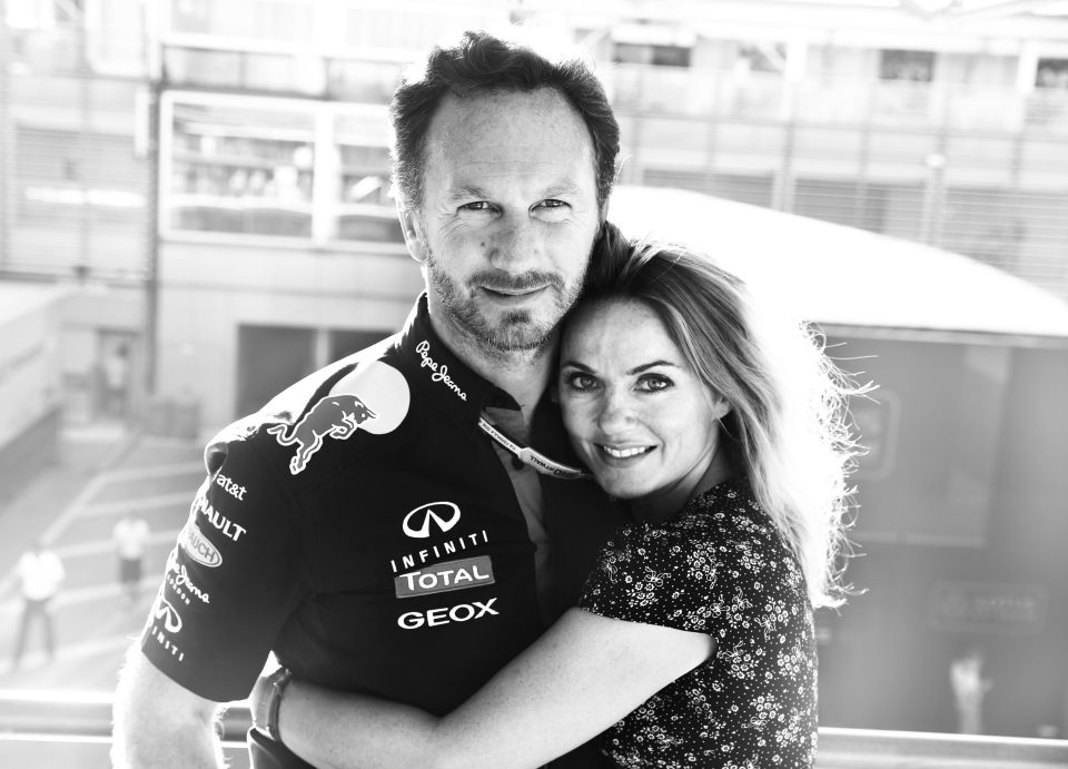  This is Geri’s first child with hubby Christian Horner