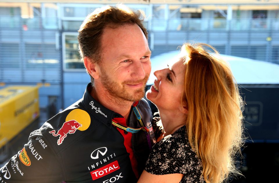  Geri Horner and hubby Christian are celebrating the birth of a baby boy, their first child together