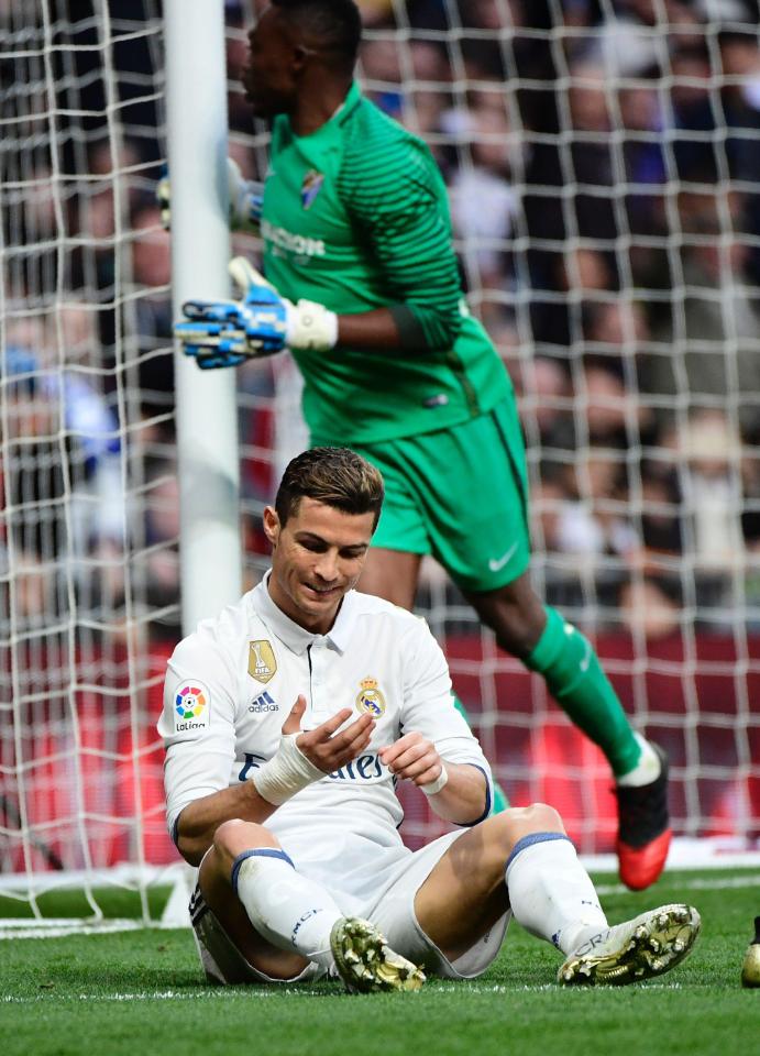  Cristiano Ronaldo endured another frustrating January afternoon in front of goal