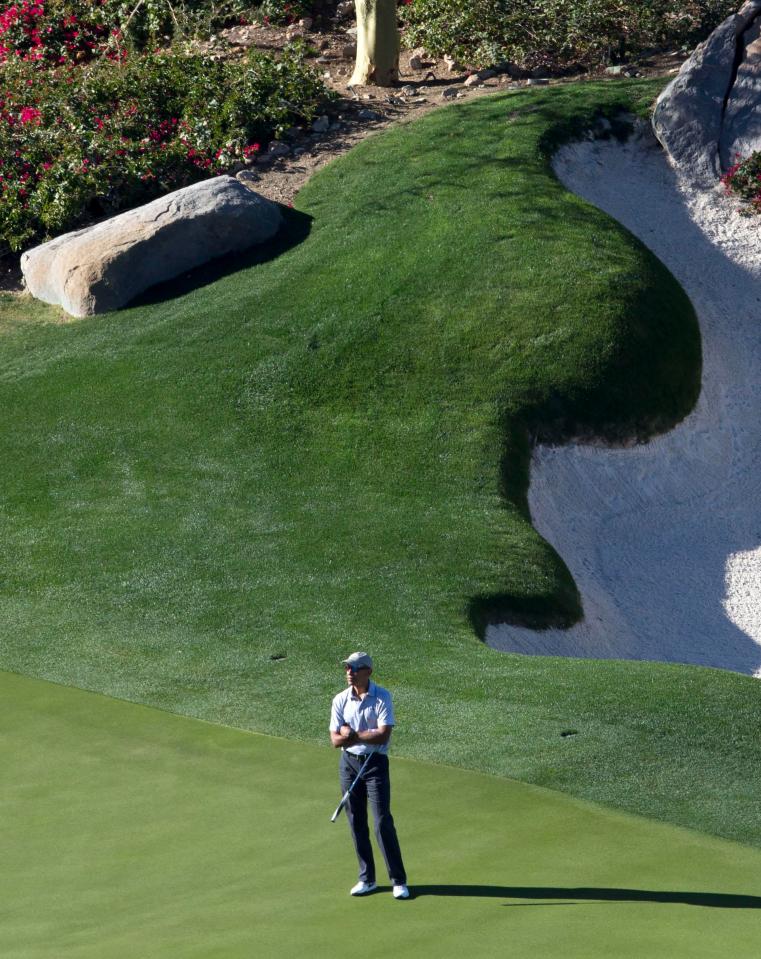  Obama has played golf at Porcupine Creek in Rancho Mirage in the past