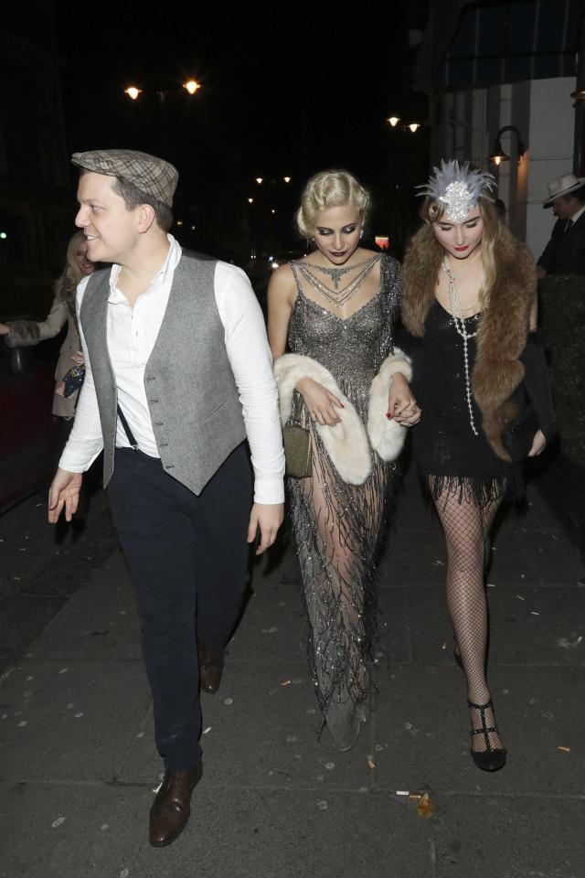  Pixie was joined by a host of pals who all joined in on the spirit of the evening