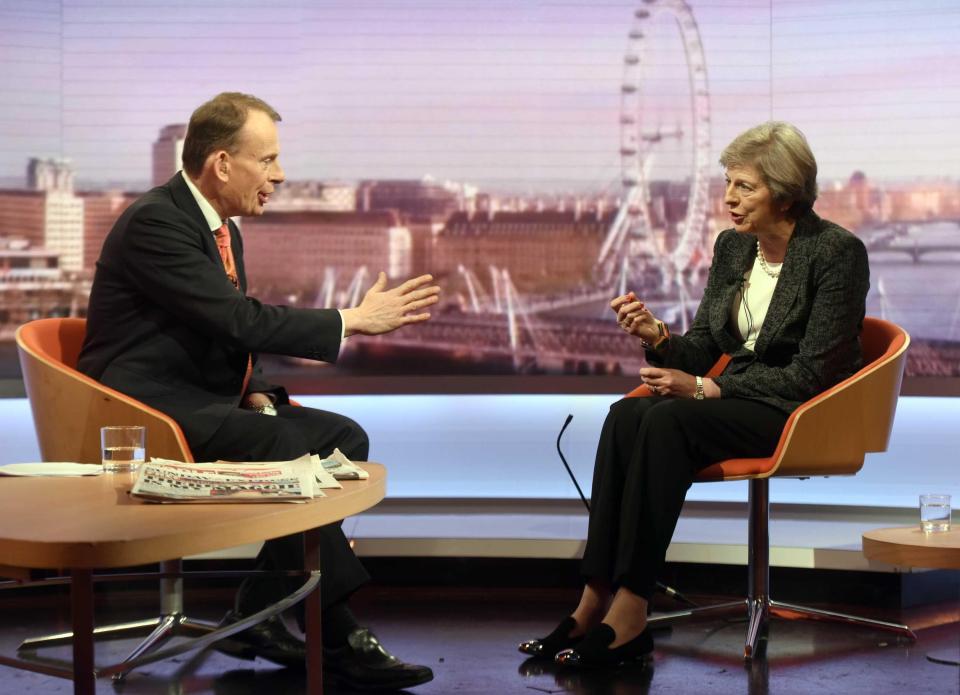  Theresa May refused to confirm Trident failure on The Andrew Marr Show