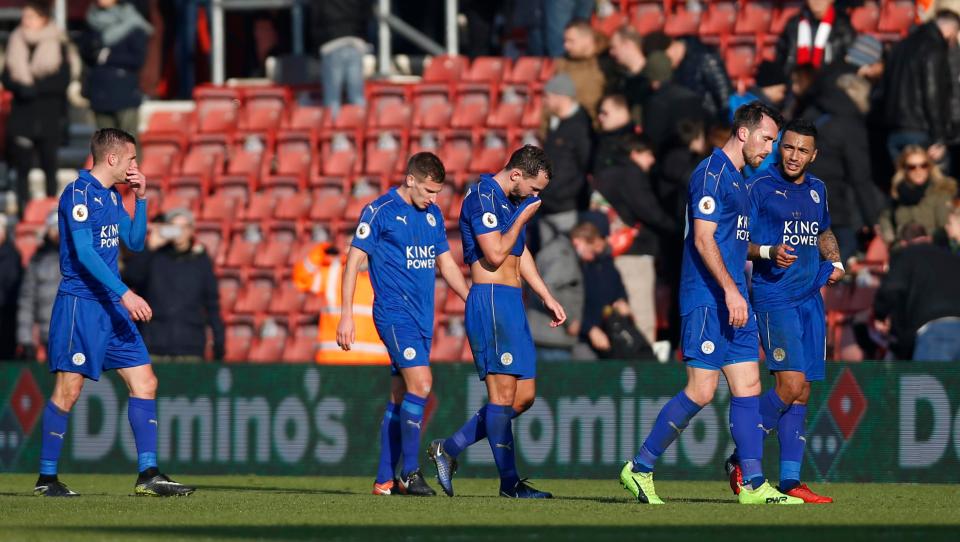  Leicester's players have endured a difficult season after the heroics of last campaign