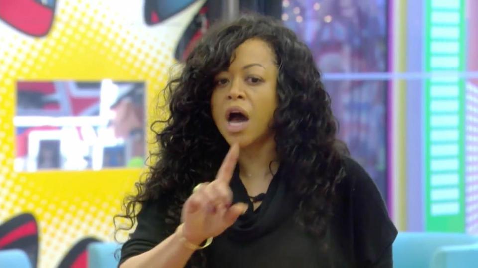  Stacy Francis has a meltdown in Celebrity Big Brother after Kim Woodburn puts her washing on the floor