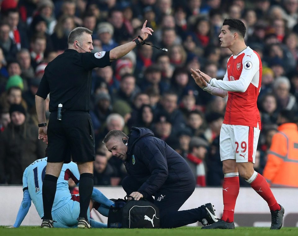  Granit Xhaka has to learn to curb his discipline problems or he will not be trusted