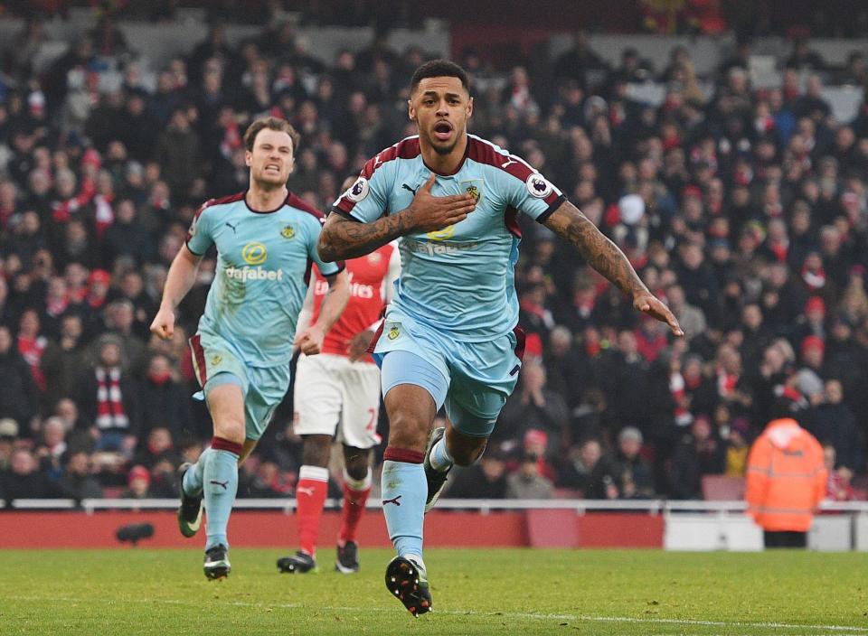  Arsenal looked to have blown their lead when Andre Gray equalised from the spot