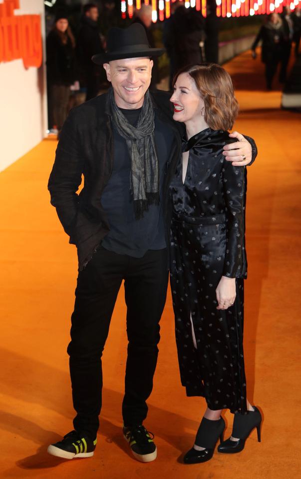  Ewan McGregor and co-star Kelly Macdonald looked happy to be at the big premiere