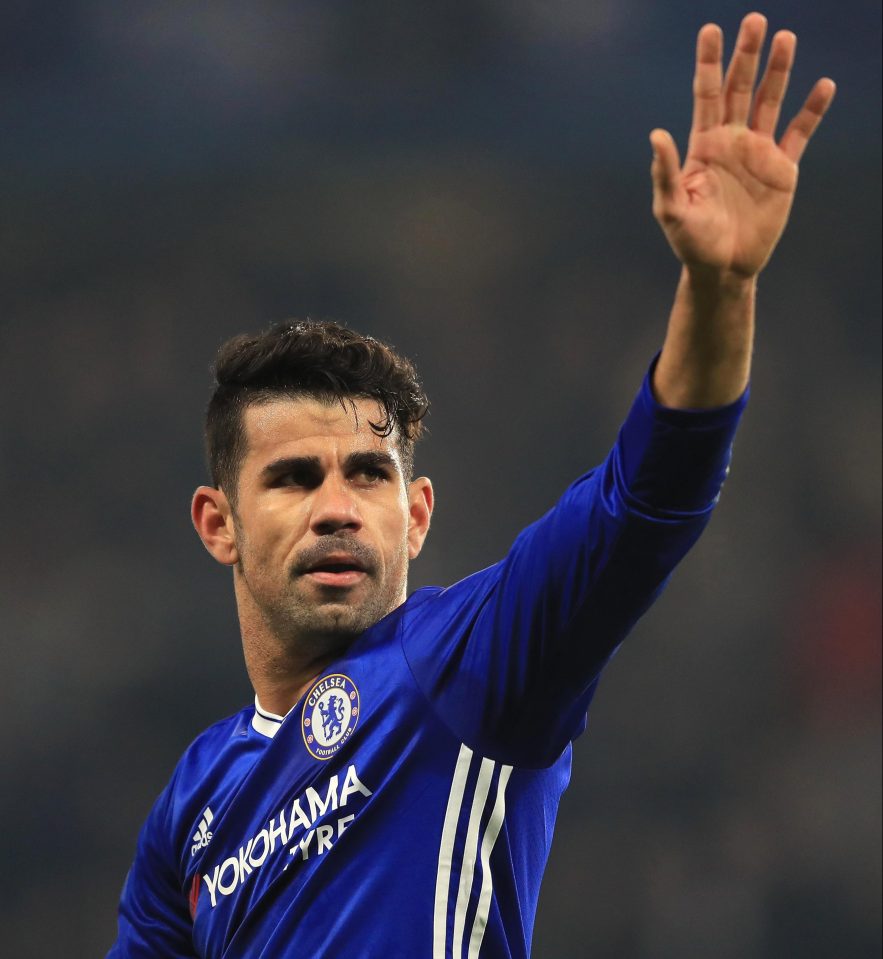  Diego Costa could soon be waving goodbye to the Blues