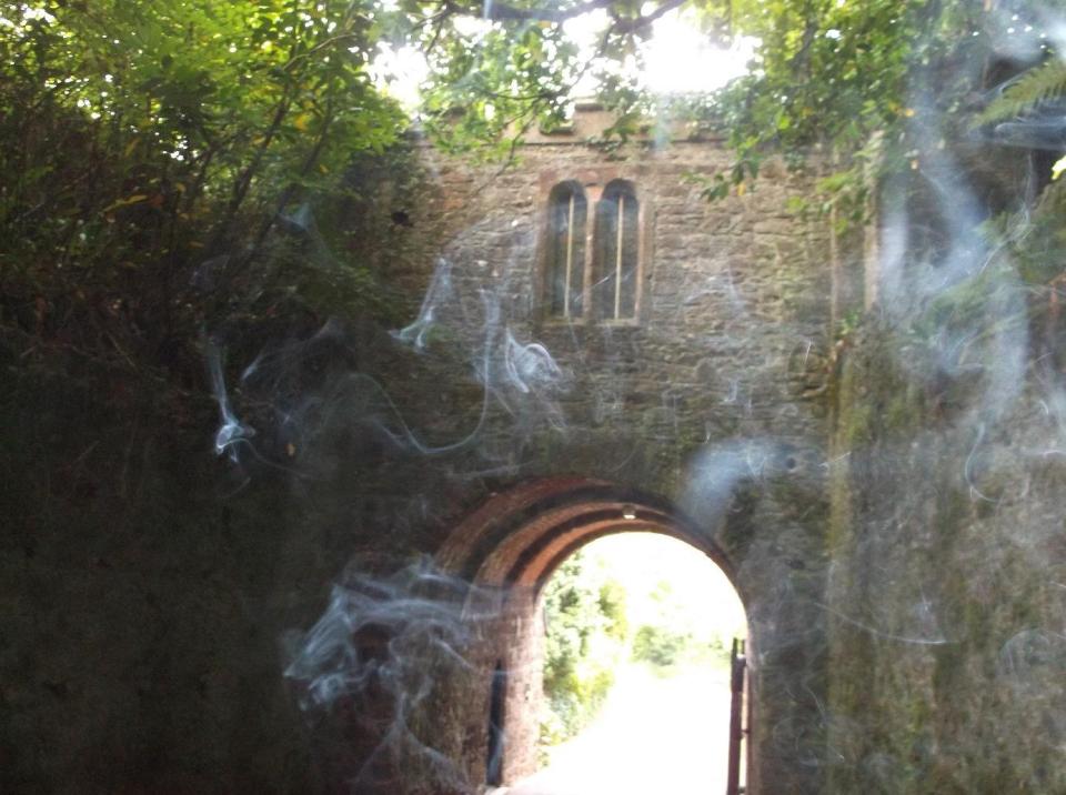  John took the spooky snap on a visit to ancient Devon village of Cockington