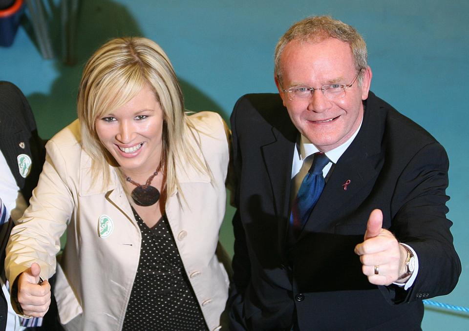  Michelle O'Neill replaced Martin McGuinness who resigned shortly before his death in January 2017