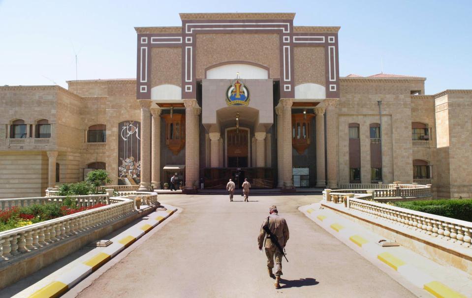  The Presidential Palace after Saddam Hussein was deposed