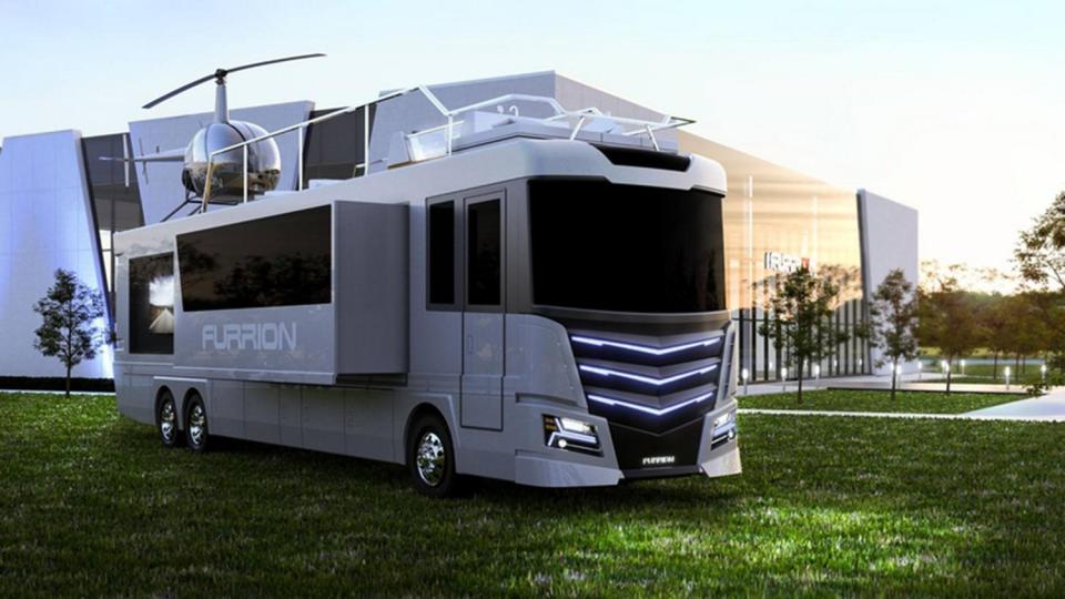  The luxurious Elysium by Furrion is the ultimate roadtrip RV, with all the amenities you'd expect in a penthouse apartment