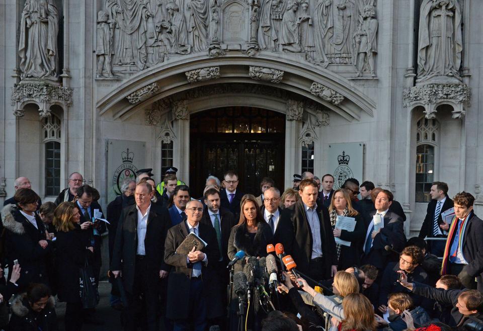  Speaking outside the court, Gina Miller said the Brexit case went to the 'very heart of our constitution'