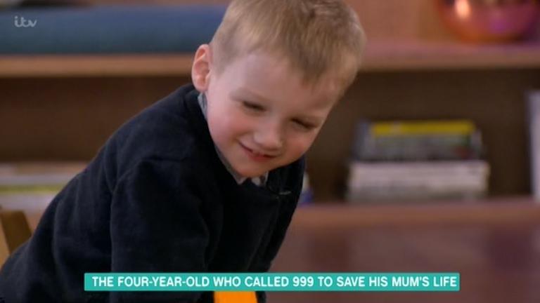  Jacob saved his mum's life by calling 999 after she collapsed at home