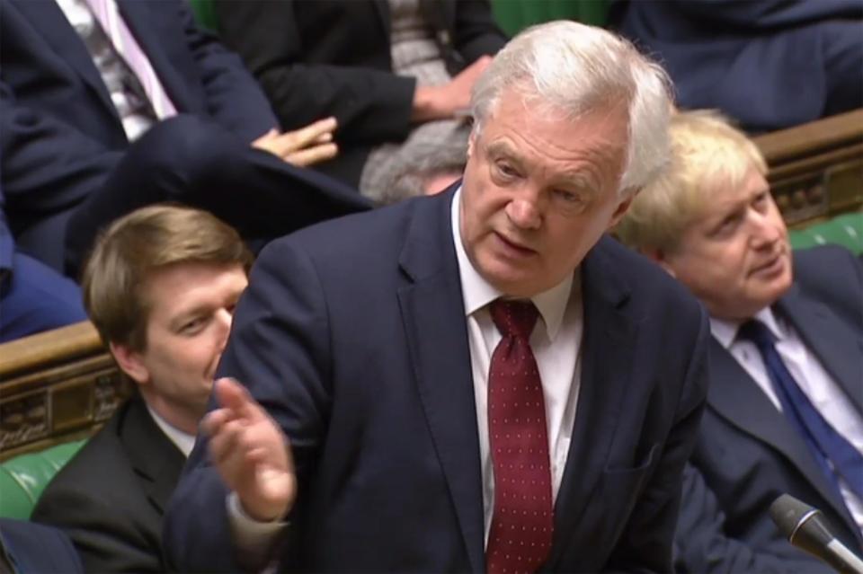  David Davis was pushed repeatedly to publish a white paper on the Government's Brexit Bill