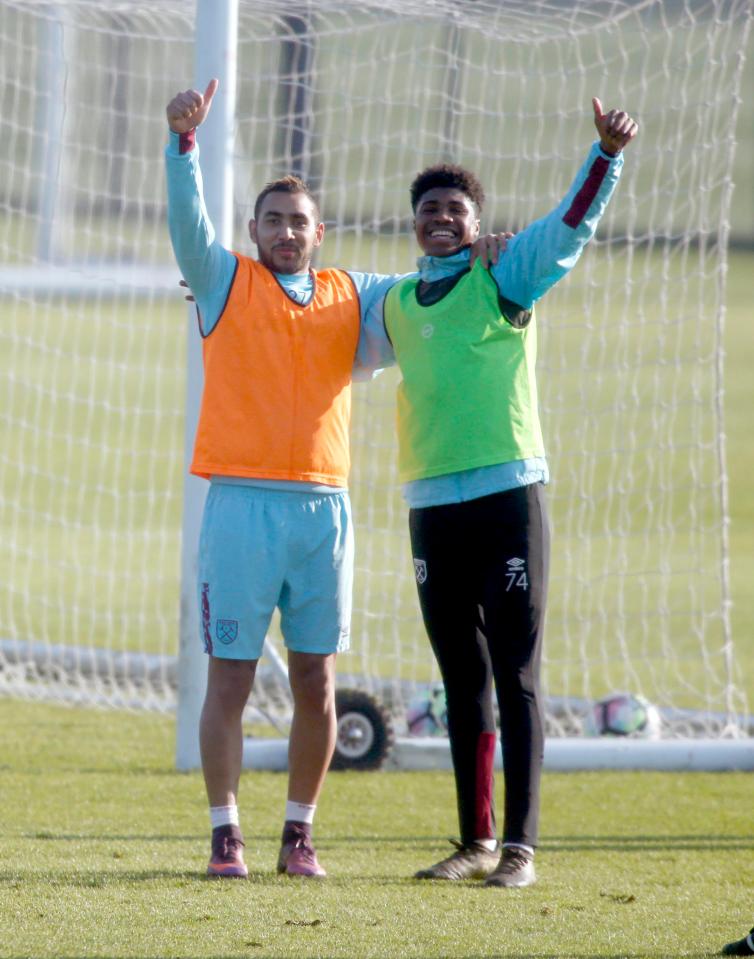  Dimitri Payet has been training with the Under-23s after being banished from the first-team