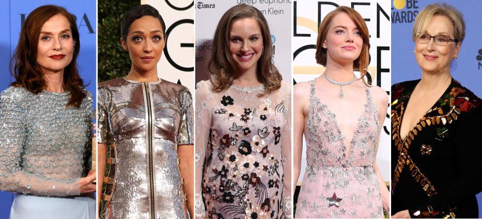  Isabelle Huppert, Ruth Negga, Natalie Portman, Emma Stone and Meryl Streep