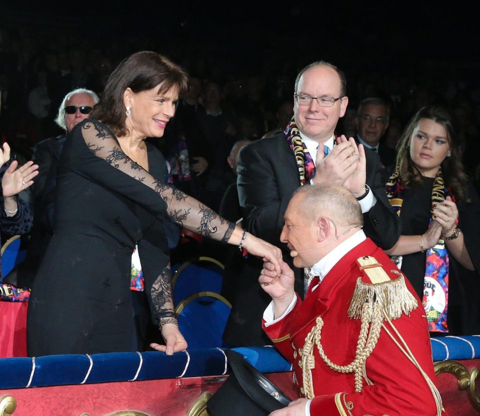  Princesse Stephanie of Monaco is introduced to the ringmaster