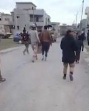  One video shows ISIS fighters being marched down a Mosul street before being executed