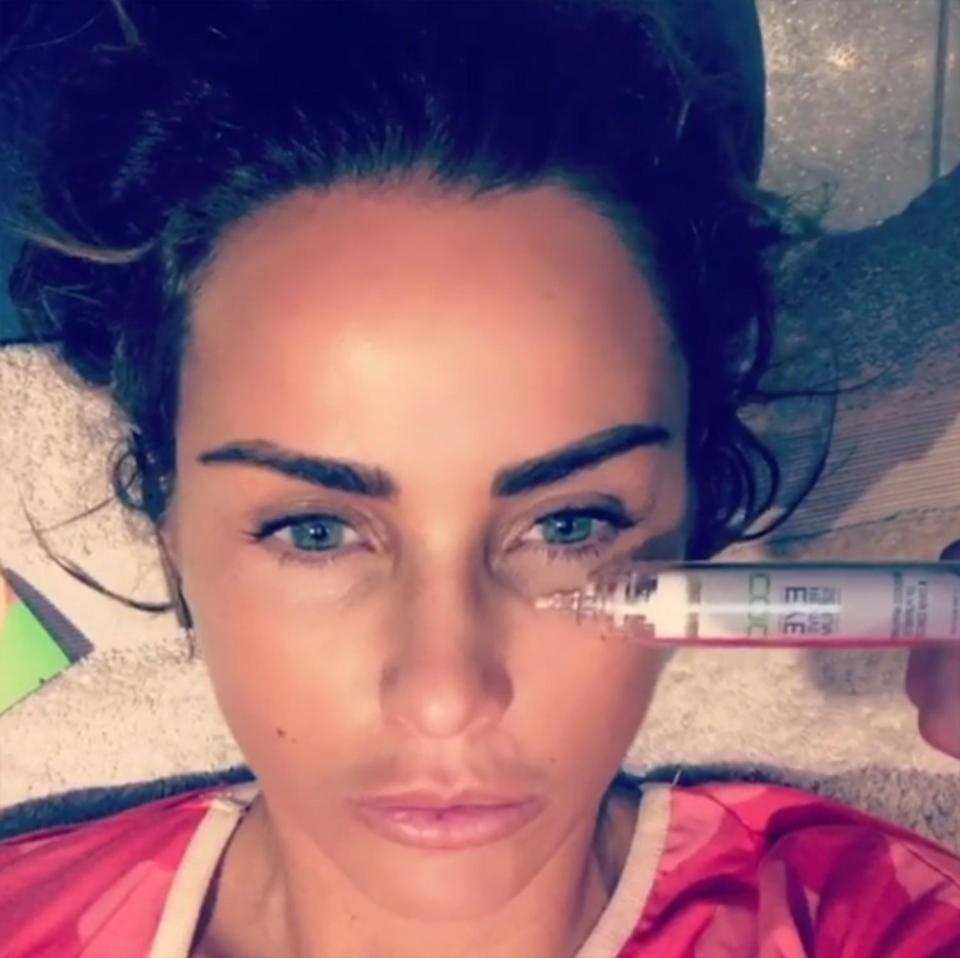  The former glamour model has never hidden her love of cosmetic surgery