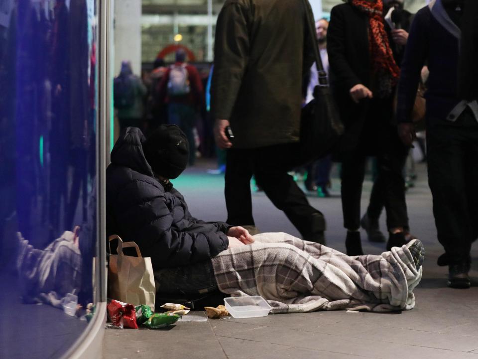  Shocking figures show the number of rough sleepers has soared since 2010