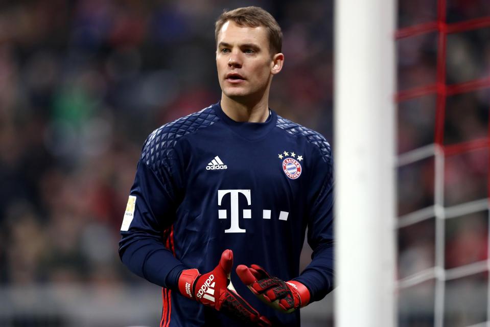  Manuel Neuer is level with Fraser Forster and Hugo Lloris on eight clean sheets