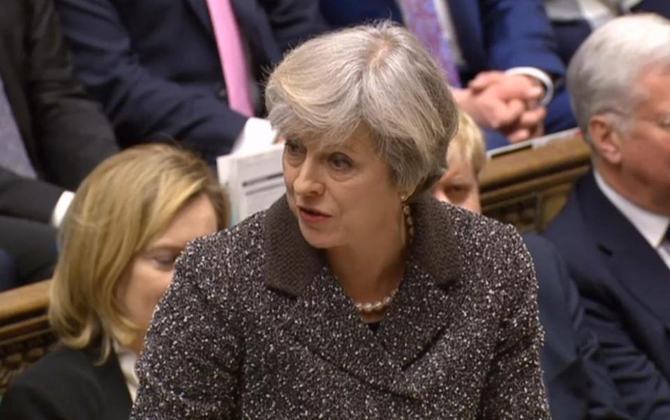  Theresa May says there will be a Brexit White Paper published as the Government tables its Article 50 bill