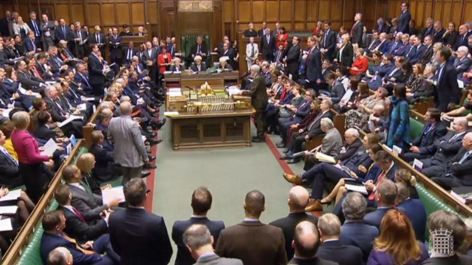  Some Labour MPs even walked out of the chamber while Mr Corbyn was speaking