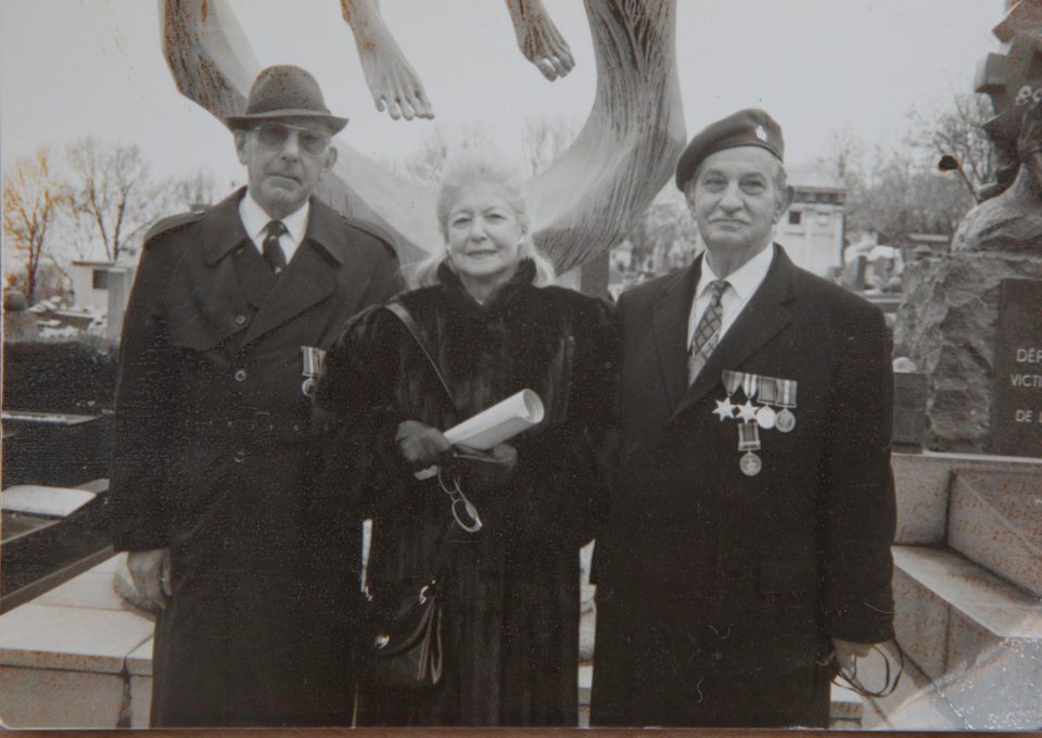  Gena (centre) and Norman (right) were married for nearly 50 years. He died in 1995, two months shy of their golden wedding anniversary