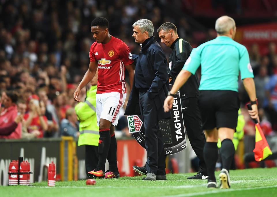  Jose Mourinho has warned Anthony Martial his performance against Wigan will determine his United future