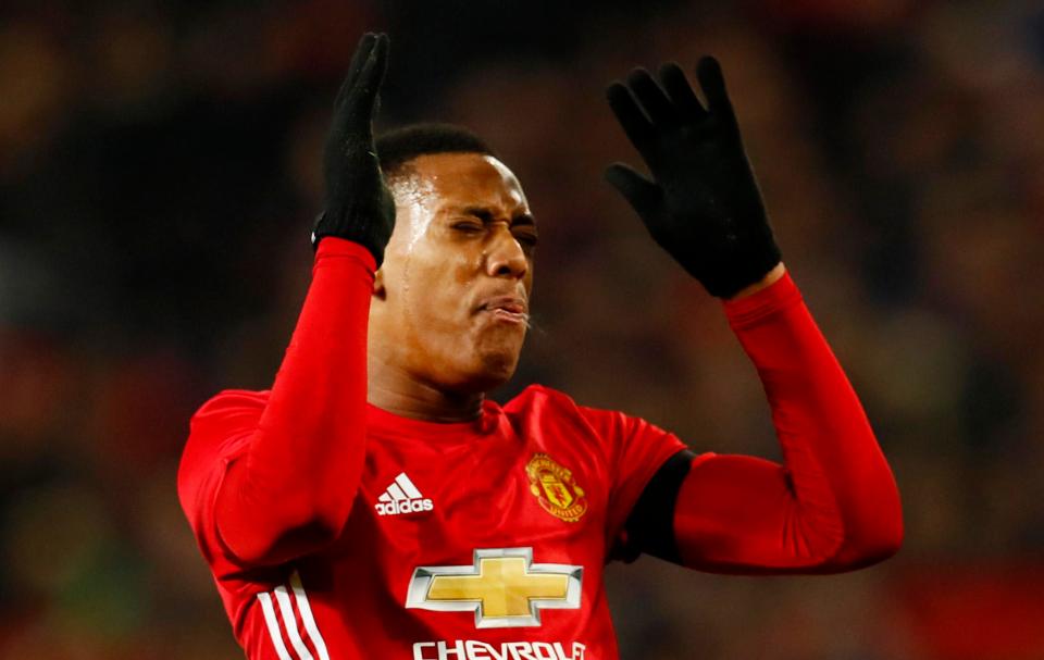  Anthony Martial has not been involved in the Manchester United squad since starting against Liverpool