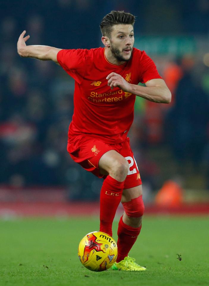  Adam Lallana has still yet to win anything since moving to Liverpool from Southampton in 2014