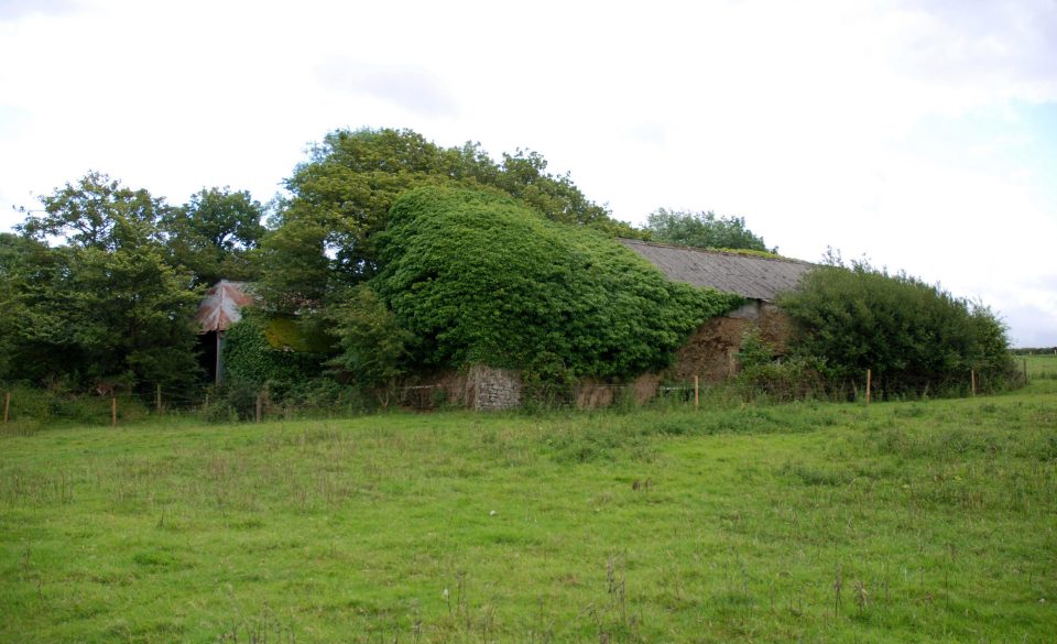  The farmhouse Chris and Jan bought was in a state of almost complete disrepair before they renovated it