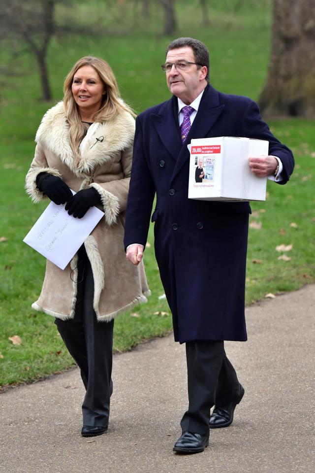  Carol Voderman delivered the petition to Number 10 on Thursday