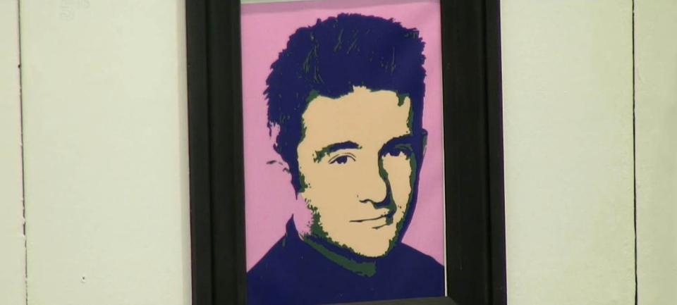  Shane's picture on the wall in the CBB task