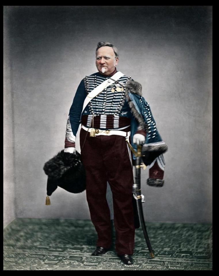  Quartermaster Sergeant Delignon wearing the uniform of a Mounted Chasseur of the Guard, served 1809 - 1815