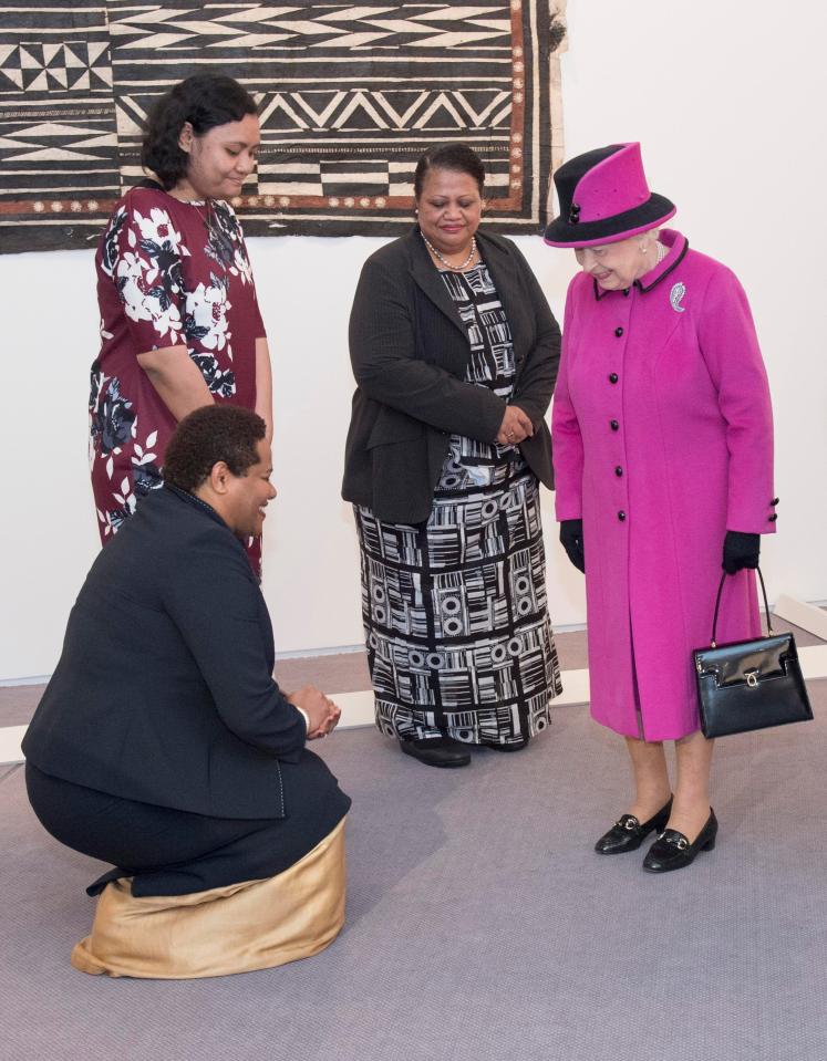  The Queen visited the 'Fiji: Art & Life in the Pacific' exhibition at the Sainsbury Centre for Visual Arts, University of East Anglia today