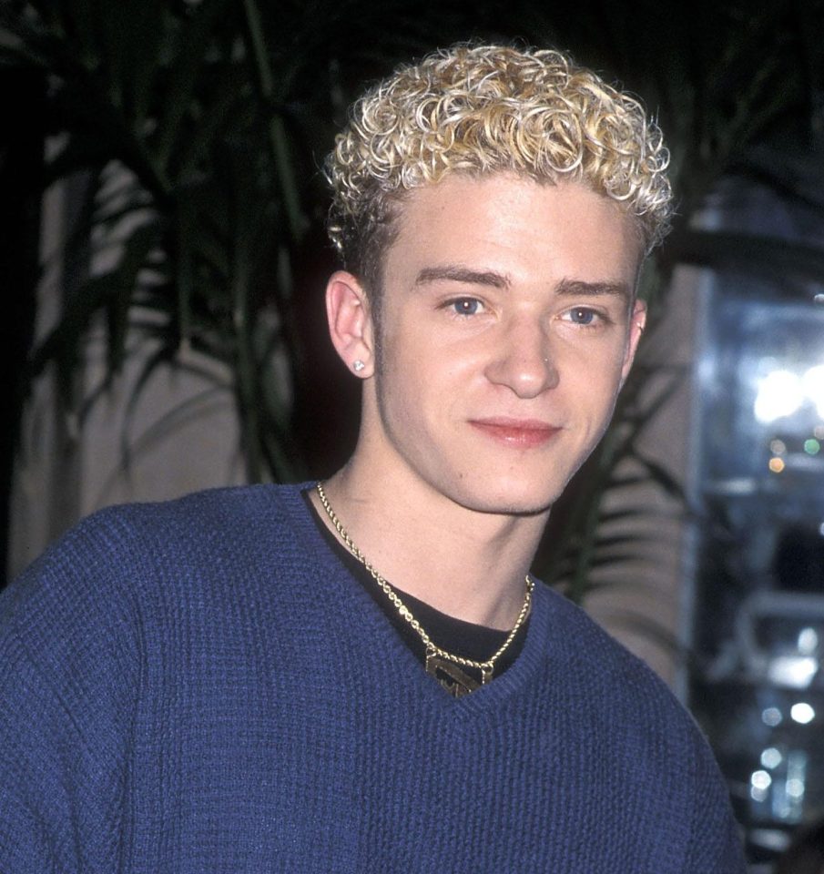  Justin Timberlake was mocked for his blonde 'noodle' hairstyle