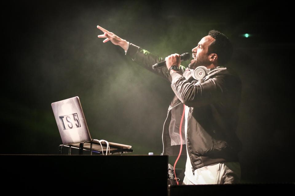  Craig David - who has had a recent surge in popularity - will be DJing at the festival, he is pictured here on stage at Craig David presents TS5