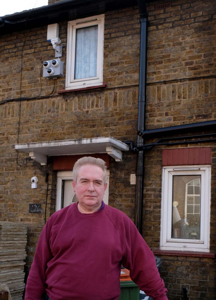  Robert has six camera installed at his London home