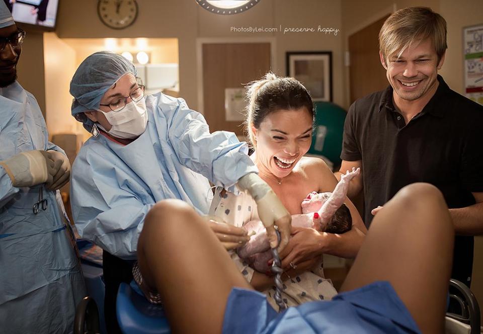  Catching Her Baby, Born Via Surrogacy, by Leilani Rogers, Photographer