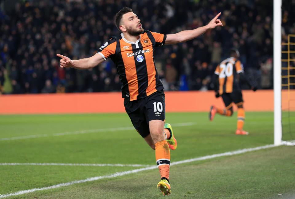  Robert Snodgrass left Hull for West Ham earlier this month