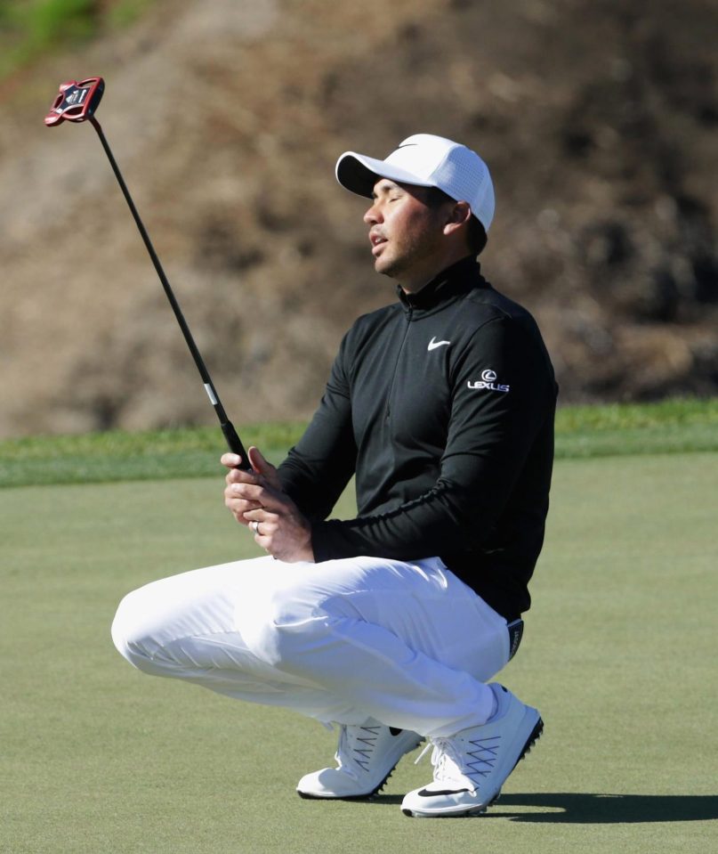  World No 1 Jason Day was another to suffer on the tough Torrey Pines tracks