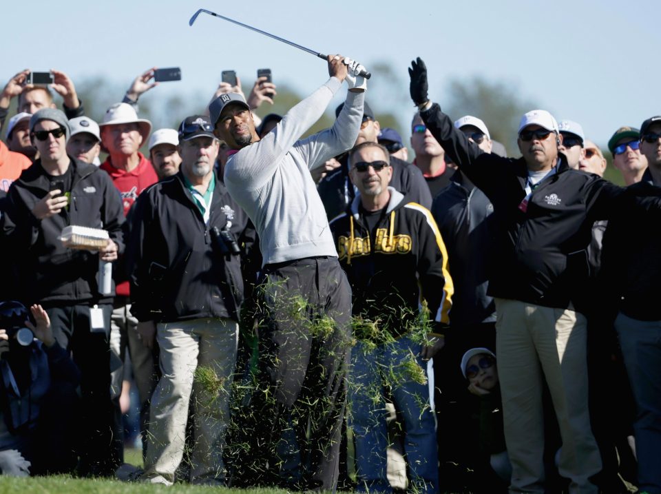  Tiger Woods insisted his ballstriking was much better during his level-par second round