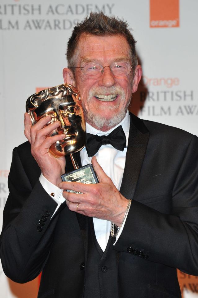  Over his six decade career John won four Baftas including a lifetime achievement award for his contibution to British cinema.