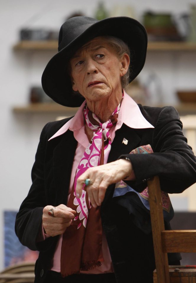  As Quentin Crisp in ITV series An Englishman in New York