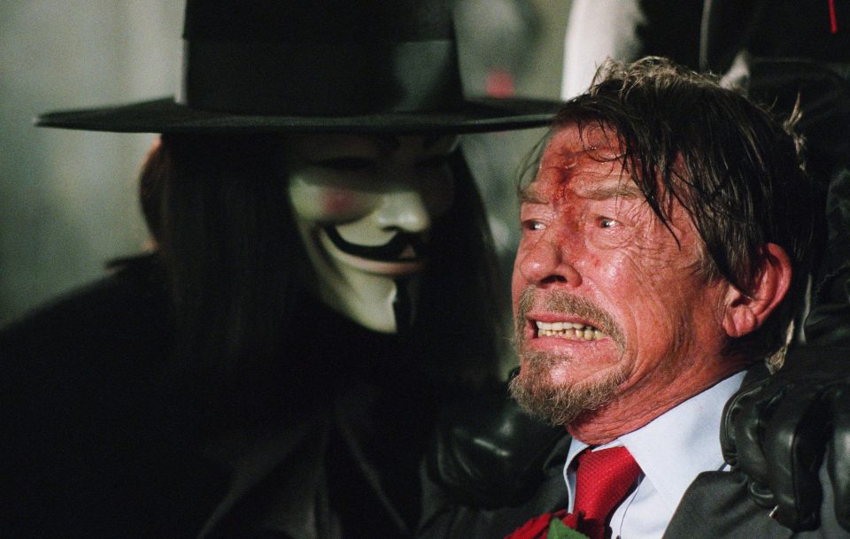  In 2005 thriller V For Vendetta