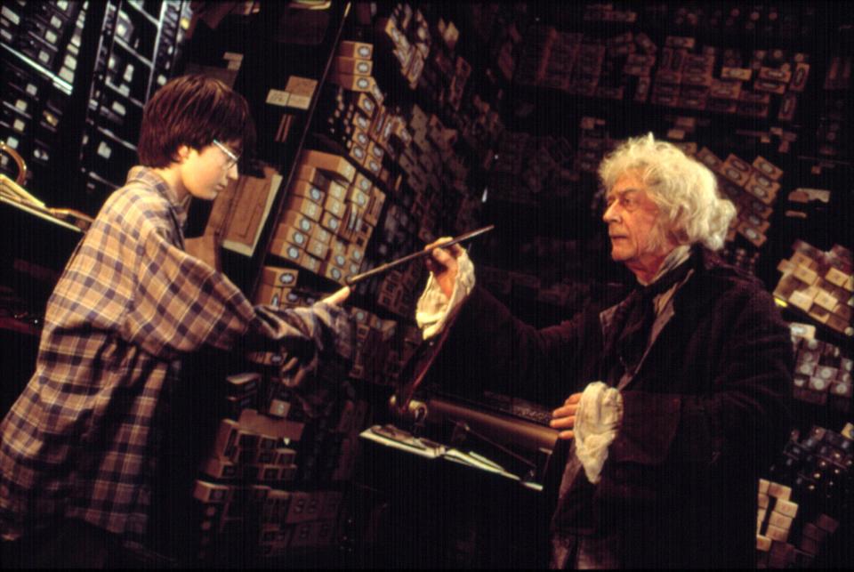  With Daniel Radcliffe in Harry Potter and the Philosopher's Stone