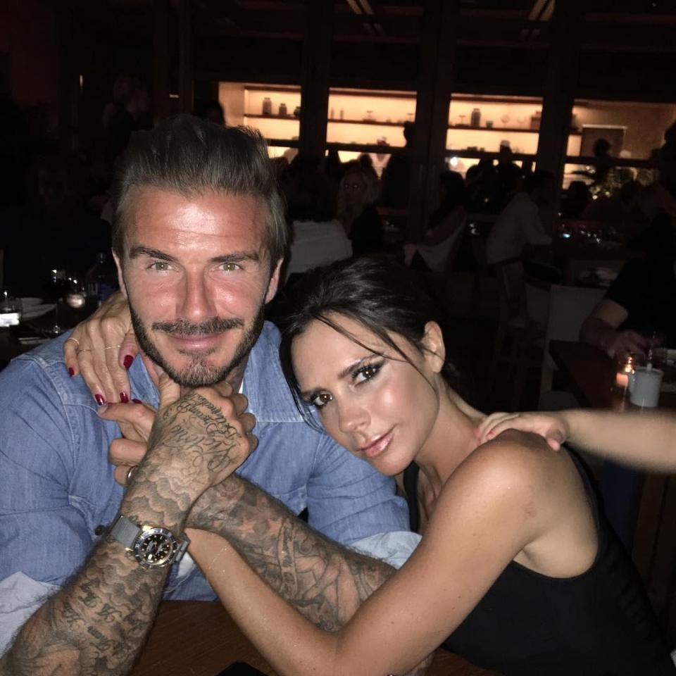  David and Victoria Beckham renewed their wedding vows in secret